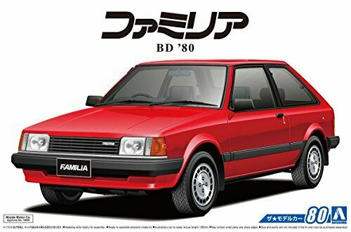 Aoshima 1/24 Mazda 323 BD Familia XG '80 Plastic Model Kit NEW from Japan_4