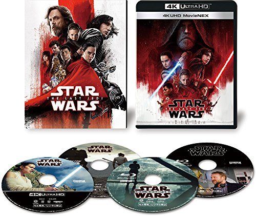 Star Wars The Last Jedi 4K ULTRA HD+3D+2D Blu-ray VWES-6641 Standard Edition NEW_3