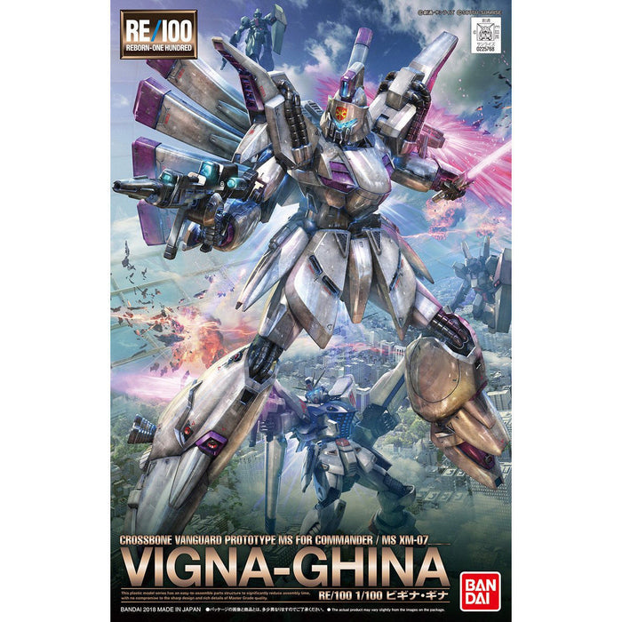 BANDAI RE/100 1/100 XM-07 VIGNA-GHINA Plastic Model Kit Gundam F91 NEW_1