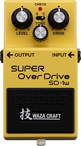 BOSS SD-1W (J) Effect Pedal SUPER Over Drive WAZA CRAFT Yellow NEW from Japan_2