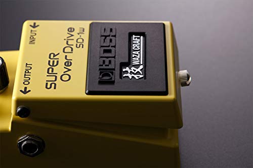 BOSS SD-1W (J) Effect Pedal SUPER Over Drive WAZA CRAFT Yellow NEW from Japan_4