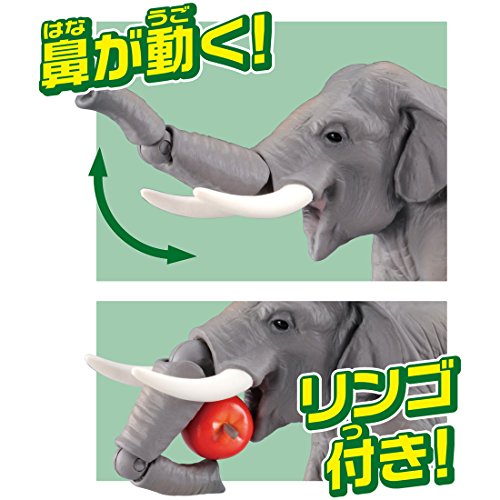 TAKARA TOMY ANIA Animal Adventure AS-33 Asian Elephant Mini Action Figure NEW_2