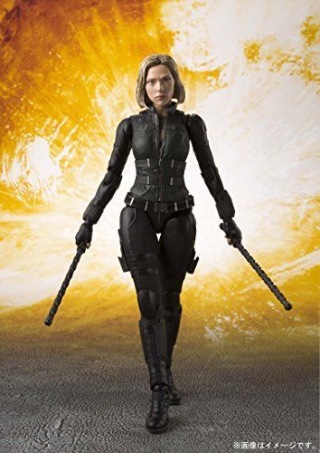 S.H.Figuarts Marvel Avengers Infinity War BLACK WIDOW Action Figure BANDAI NEW_3