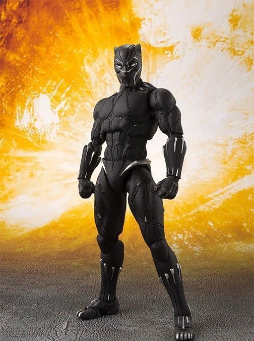 S.H.Figuarts Avengers Infinity War BLACK PANTHER Action Figure BANDAI NEW_1