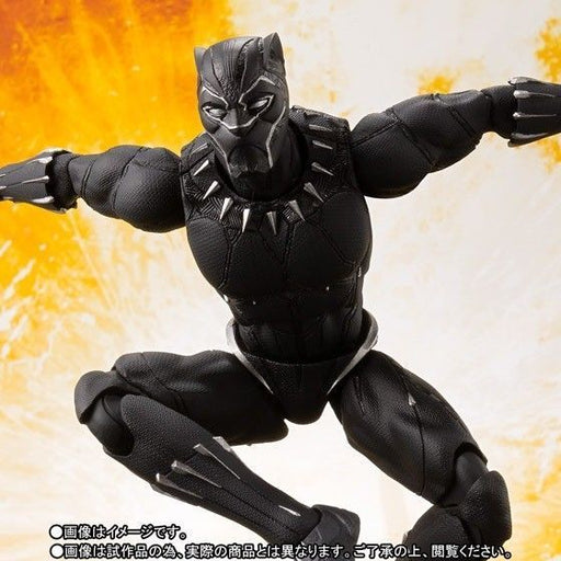 S.H.Figuarts Avengers Infinity War BLACK PANTHER Action Figure BANDAI NEW_2