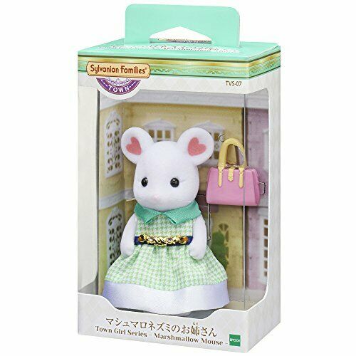 Epoch Marshmallow Mouse Older Sister (Sylvanian Families) NEW from Japan_2