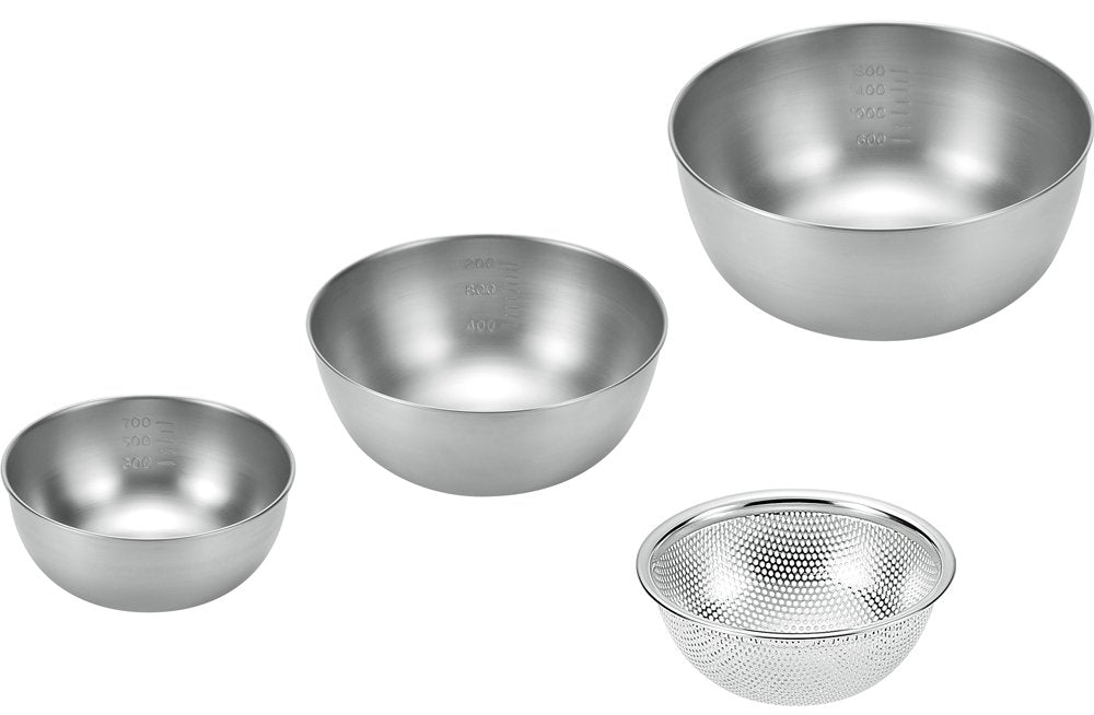 Yokoyama ENJIN NO TAKUMI Bowl 4-Piece Set 3 Bowls & Punching Bowl ETF ...