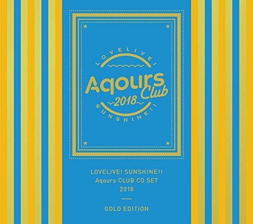 [CD] Love Live! Sunshine!! Aqours CLUB CD SET 2018 Gold Edition (Limited) NEW_1