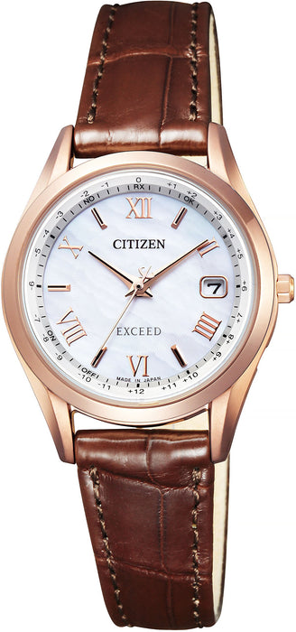 CITIZEN EXCEED Eco-Drive ES9372-08W Direct Flight Woman Watch Made in Japan NEW_1