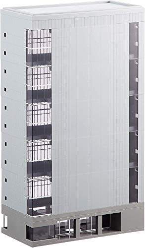 Tomix N Gauge 4245 Large Office Building Gray with sticker NEW from Japan_4