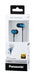 Panasonic Hi-Res Canal Type Earphone RP-HDE1-A Blue NEW from Japan_2