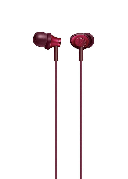 Panasonic Hi-Res Canal Type Earphone RP-HDE1-R Red Standard Edition 1.2m Cable_3