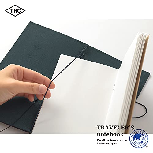 MIDORI TRAVELER'S notebook Blue (Regular Size) Stationery Leather NEW from Japan_5