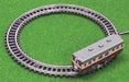 Rokuhan R091 Z Scale Classic Track Curved Track without Track Bed R45mm 180deg_3