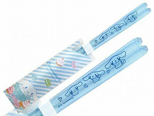 SANRIO Sinamolol Heart Clear Chopsticks Light Blue NEW from Japan_1