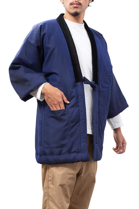 Japanese Warm Wear Kimono Hanten Winter Jacket One size Color 196 Made in Japan_1