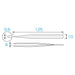 Hozan PP-102 Series Tweezers Thick Finish Stainless Steel Ultra-fine type 0.6mm_4