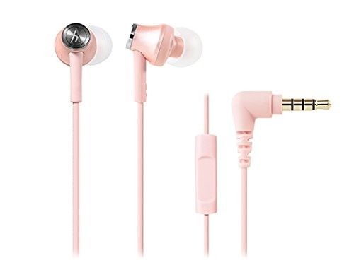 audio technica ATH-CK350iS PK Dynamic In-Ear Headphones for Smartphone Pink NEW_1