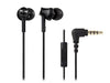 audio technica ATH-CK350iS BK Dynamic In-Ear Headphones for Smartphone Black NEW_1