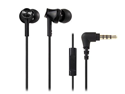 audio technica ATH-CK350iS BK Dynamic In-Ear Headphones for Smartphone Black NEW_1
