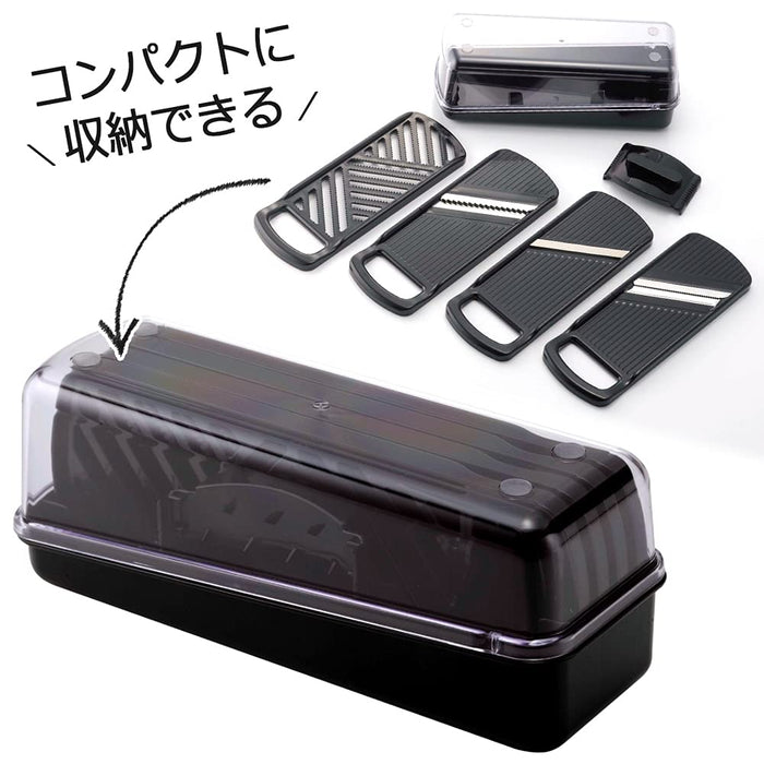 Shimomura Kihan Slicer Cooker Set SUGOKIRE Black Made in Japan 43881 NEW_2