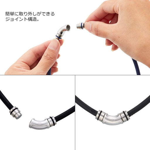 Colantotte Necklace Crest R Black M 47cm Stiff Shoulder Improvement ‎ABAPN01M_2