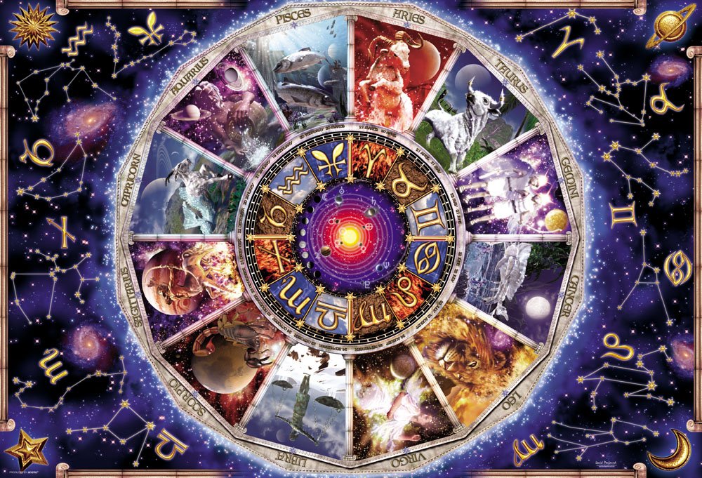 1000 Piece Jigsaw Puzzle Zodiac Signs of the zodiac (49x72cm) ‎81-119 BEVERLY_1