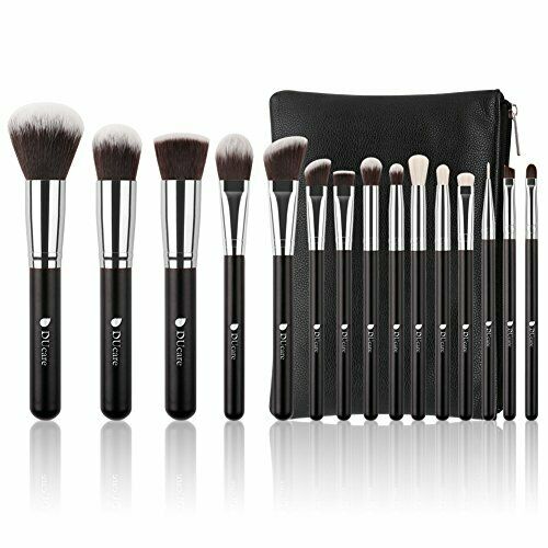 Ducare Make-up Brushes 15 pc sets with Pouch NEW from Japan_1