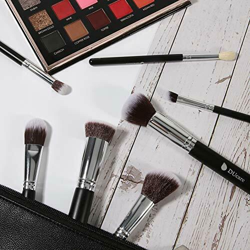 Ducare Make-up Brushes 15 pc sets with Pouch NEW from Japan_5