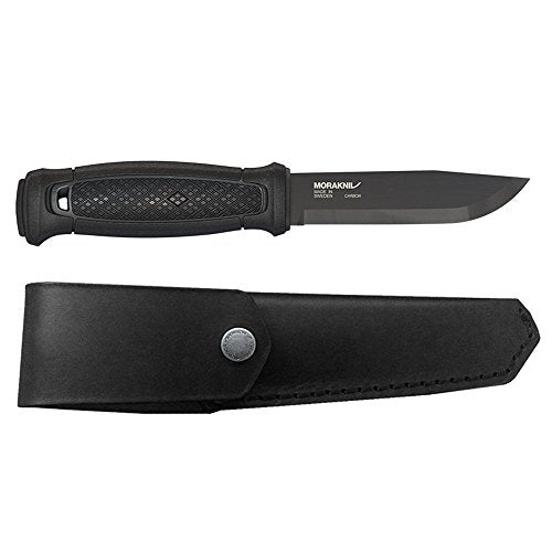 Morakniv Full tongue knife Garberg Black Carbon Leather sheath 10.9cm Black NEW_1
