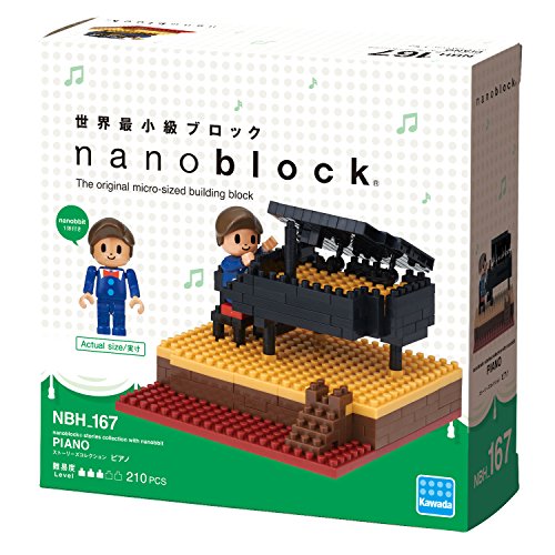 Kawada NanoBlock Stories Collection Piano NBH_167 210 pieces set with doll NEW_2
