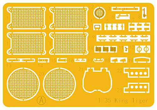 Doyusha German Heavy Tank(Militaly) King Tiger Henschel Turret 1/35 Model Kit_5