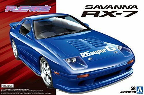 Aoshima 1/24 RE Amemiya FD3S RX-7 '89 (Mazda) Plastic Model Kit NEW from Japan_4