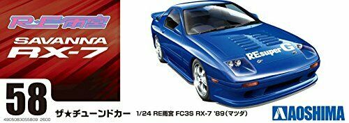 Aoshima 1/24 RE Amemiya FD3S RX-7 '89 (Mazda) Plastic Model Kit NEW from Japan_5