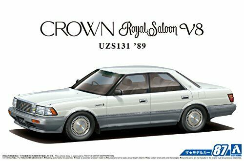 Aoshima 1/24 Toyota UZS131 Crown Royal Saloon G '89 Plastic Model Kit NEW_4