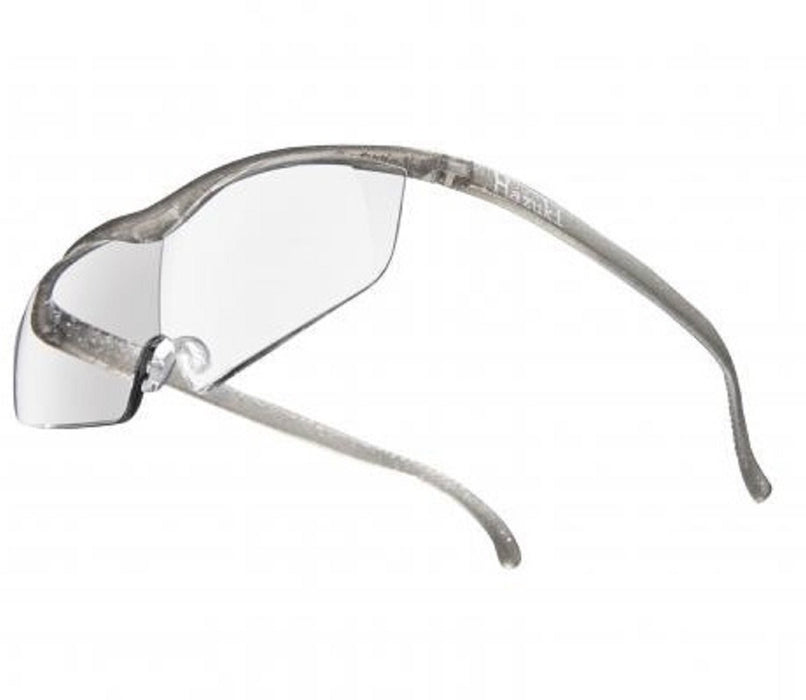 Hazuki Glasses Loupe Large 1.32 x Magnifier Clear Lens Titanium Color w/ case_1