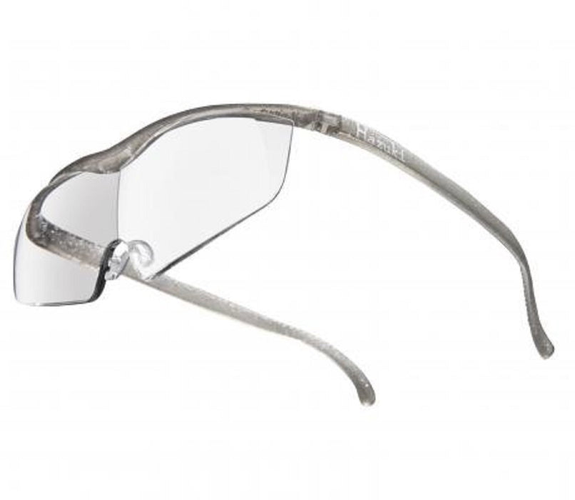 Hazuki Glasses Loupe Large 1.85x Magnifier Clear Lens Titanium color acrylic NEW_1