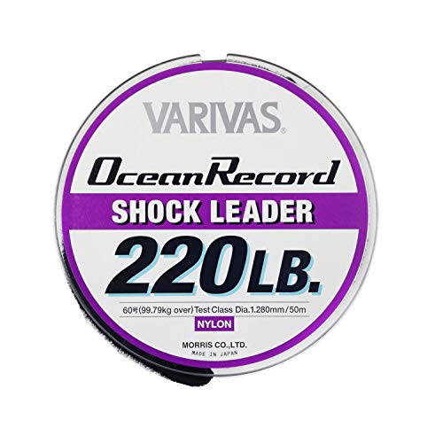 VARIVAS Ocean Record Shock Leader Nylon Line 50m #60 220lb NEW from Japan_2