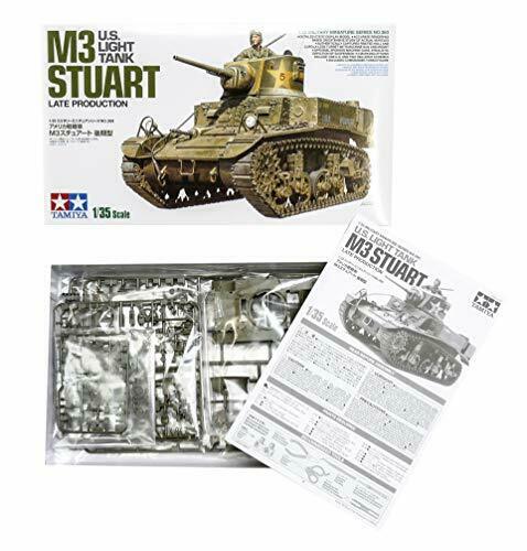 Tamiya US Light Tank(Military) M3 Stuart Late Production Plastic Model Kit NEW_2