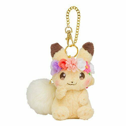 Pokemon Center Original charm with mascot Pikachu&Eievui's Easter NEW from Japan_1