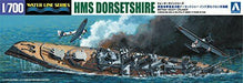 HMS Dorsetshire 'Indian Ocean Raid' 1/700 Scale Plastic Model Kit NEW from Japan_1