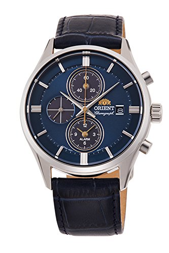 Orient Watch Contemporary Chronograph LIGHTCHARGE Navy RN-TY0004L Men's NEW_1