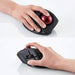 ELECOM Trackball Mouse M-DPT1MRBK 8-Button Wired / Wireless /  Bluetooth NEW_3