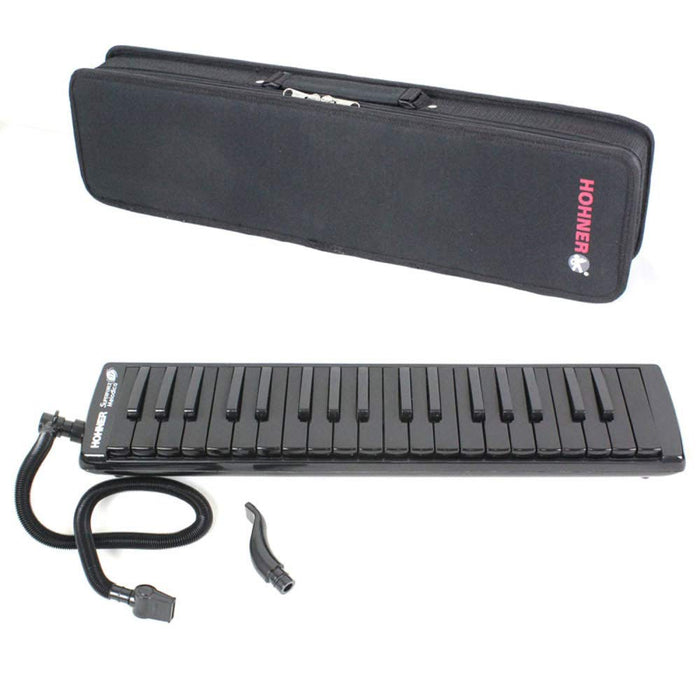 HOHNER Keyboard Harmonica Melodica 37-keys SUPERFORCE 37 Black ‎HOC943311 NEW_1