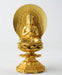 Buddha statue Dainichi Nyorai 15.5cm gold plated 24 gold Isami Danjuro NEW_1