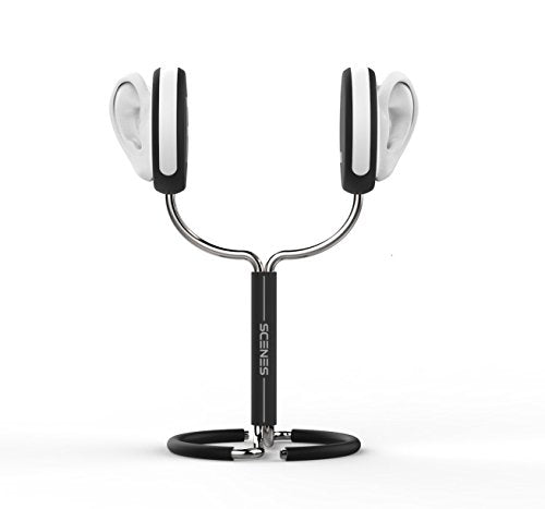 SCENES Lifelike Mic Holder Stand for Binaural Recording Dummy Head Base Earphon_1
