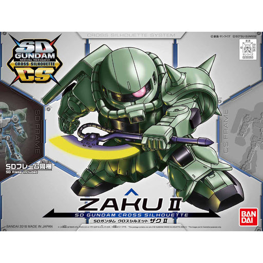 BANDAI SD Gundam Cross Silhouette MS-06 ZAKU II Plastic Model Kit NEW from Japan_1