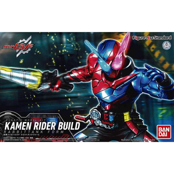 BANDAI Figure-rise Standard Masked Kamen Rider BUILD RABBIT TANK FORM Model Kit_1