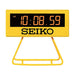 SEIKO Mini Sports Timer Clock Digital Mini Timer Clock SQ815Y Yellow NEW_1