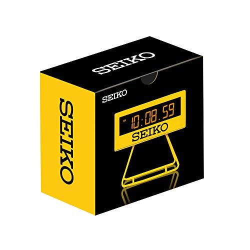 SEIKO Mini Sports Timer Clock Digital Mini Timer Clock SQ815Y Yellow NEW_7